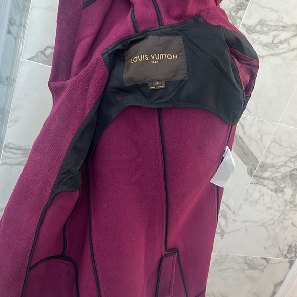 Louis Vuitton wool Jacket leather trim size 38 - Picture 14 of 15